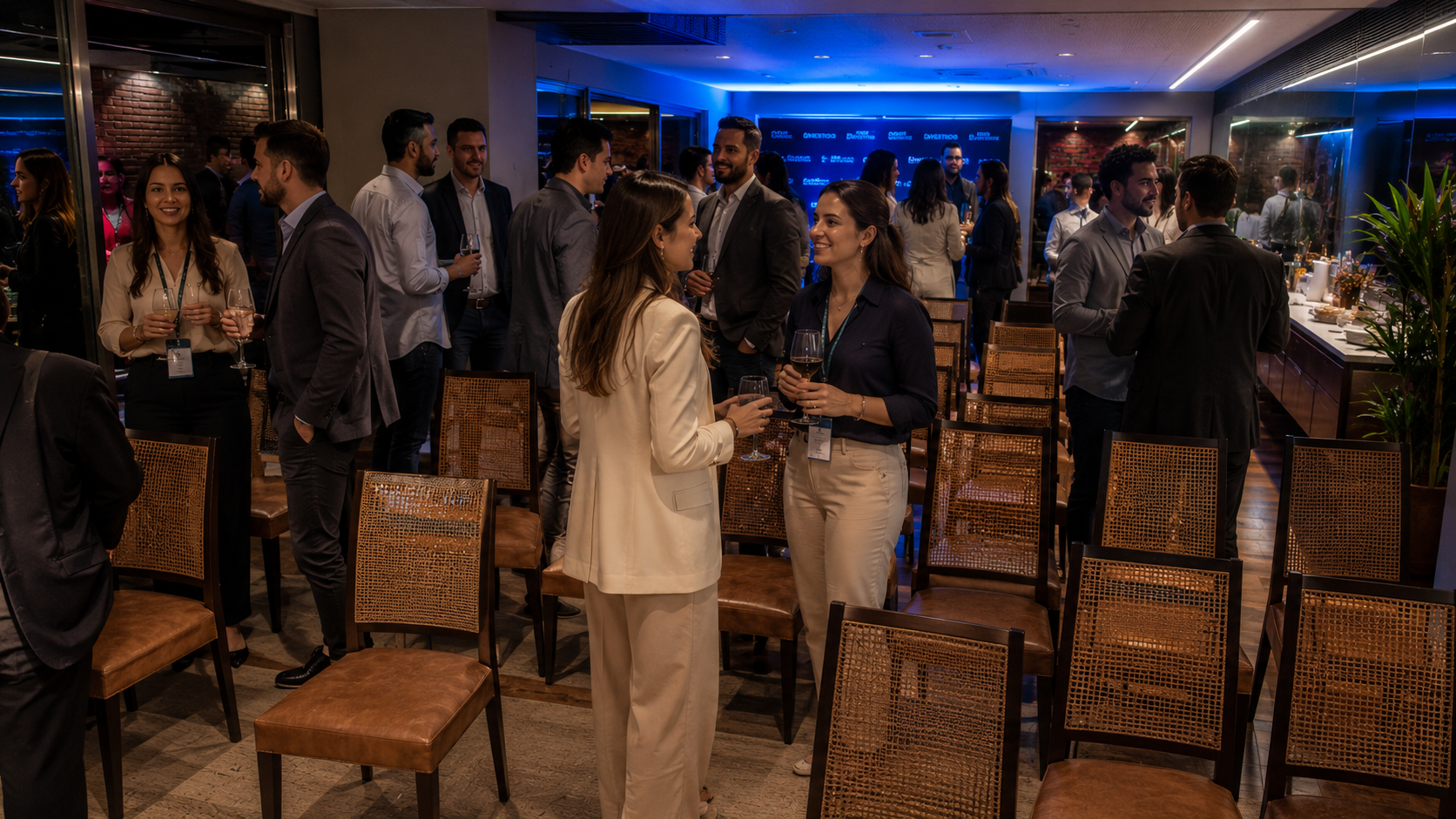 Coquetel de networking do Evento Florescer